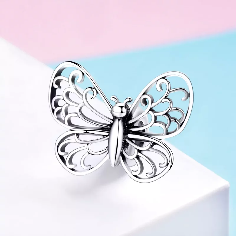 (afbeelding voor) Pandora Style Vlinder Bedel - BSC062 - Bekijken 2