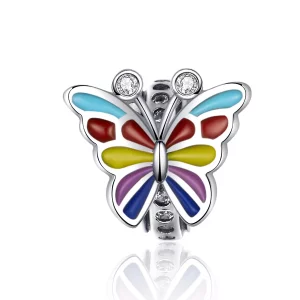 (afbeelding voor) Pandora Style Vlinder Bedel - SCC1195