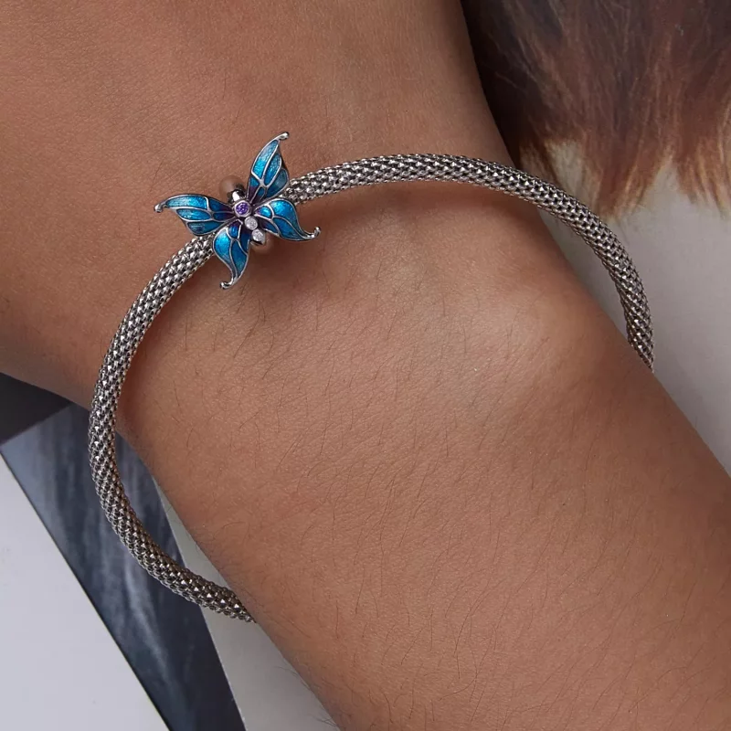 (afbeelding voor) Pandora Style Vlinder Bedel - SCC2326 - Bekijken 6