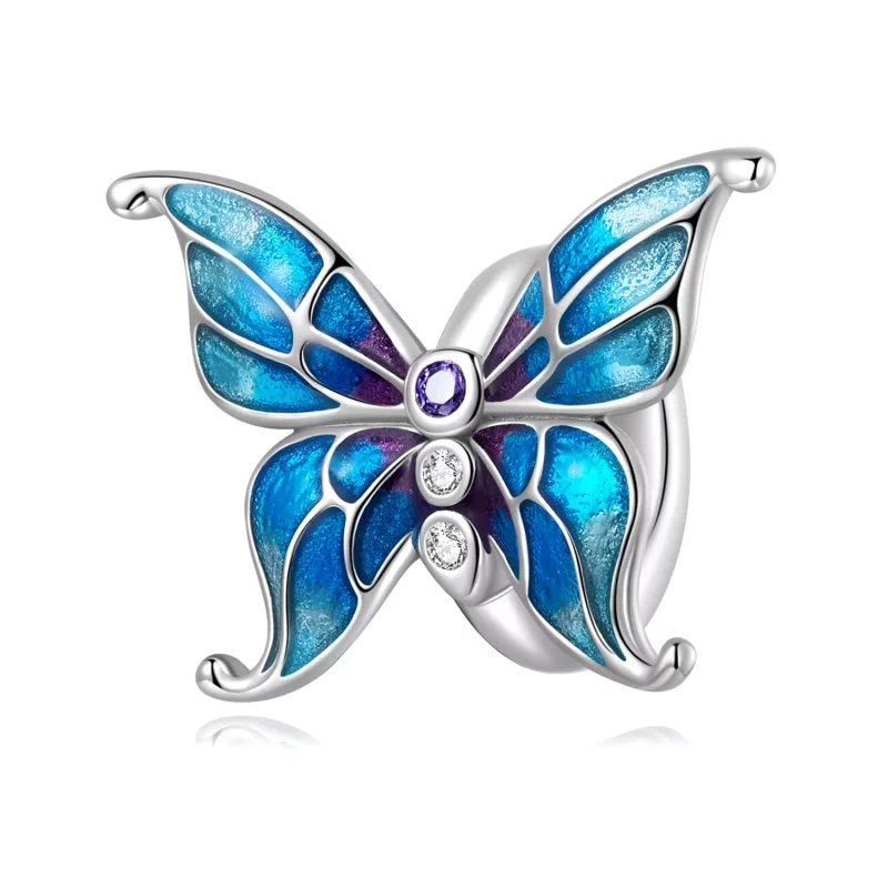 (afbeelding voor) Pandora Style Vlinder Bedel - SCC2326