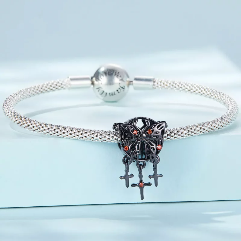 (afbeelding voor) Pandora Style Vlinder Dream Catcher Bedel - SCC2383 - Bekijken 3