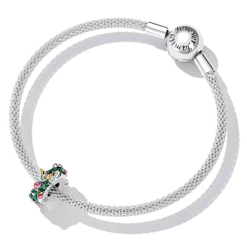 (afbeelding voor) Pandora Style Vlinderbloem Spacer Bedel - SCC2251 - Bekijken 5