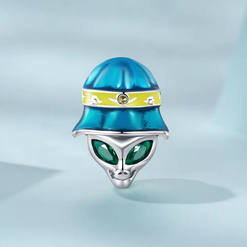(afbeelding voor) Pandora Style Vreemde Alien Bedel - SCC2393 - Bekijken 2