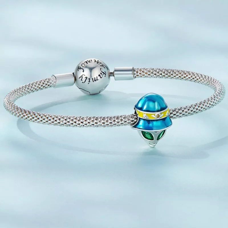 (afbeelding voor) Pandora Style Vreemde Alien Bedel - SCC2393 - Bekijken 5