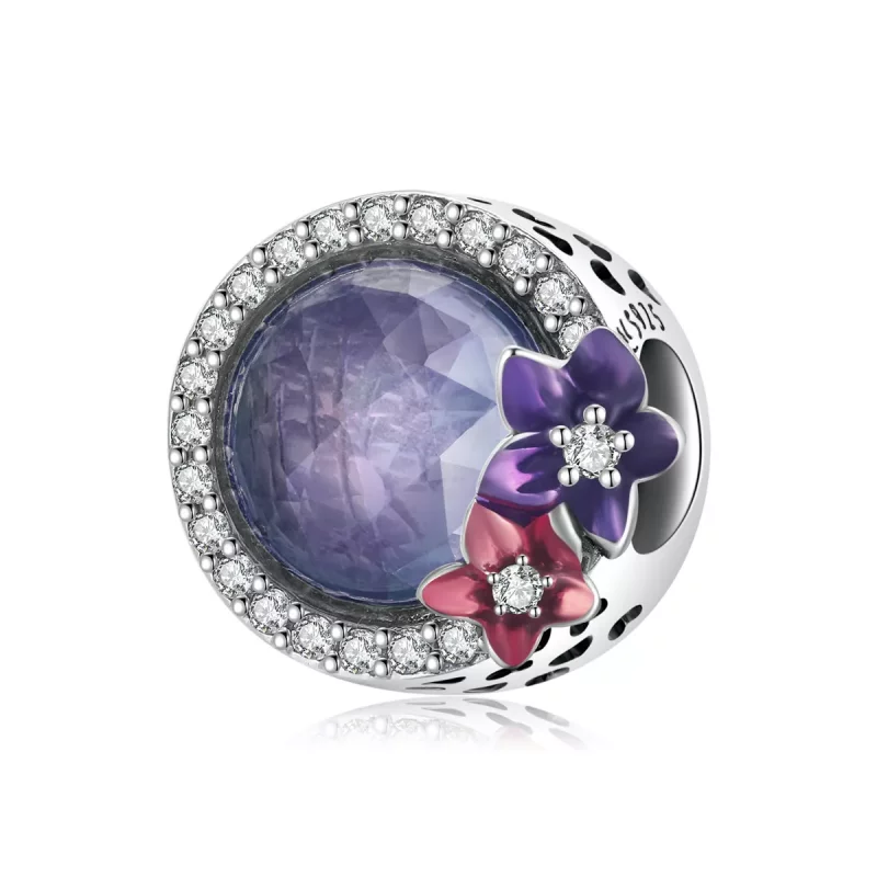 (afbeelding voor) Pandora Style Vrouwelijke kracht - Briljante bloemen Bedel - SCC2141