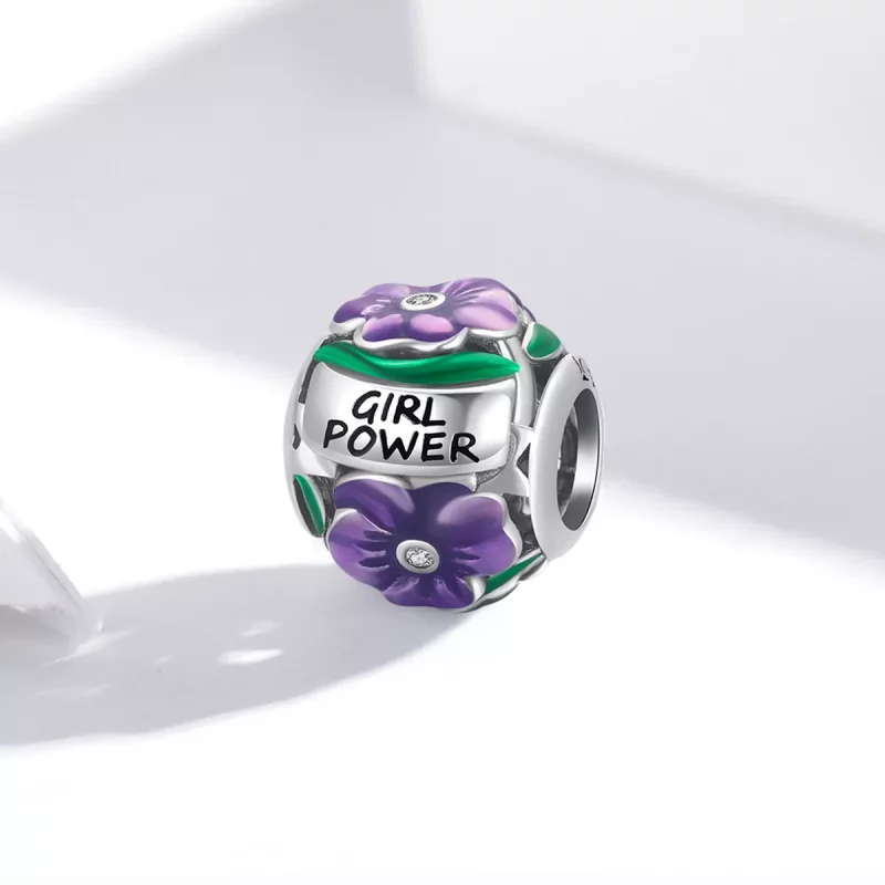 (afbeelding voor) Pandora Style Vrouwelijke Kracht - Violet Bedel - SCC2140 - Bekijken 2
