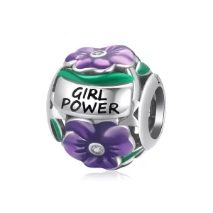 (afbeelding voor) Pandora Style Vrouwelijke Kracht - Violet Bedel - SCC2140