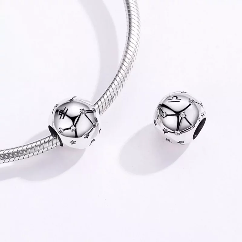(afbeelding voor) Pandora Style Weegschaal Bedel - SCC1218-7 - Bekijken 4