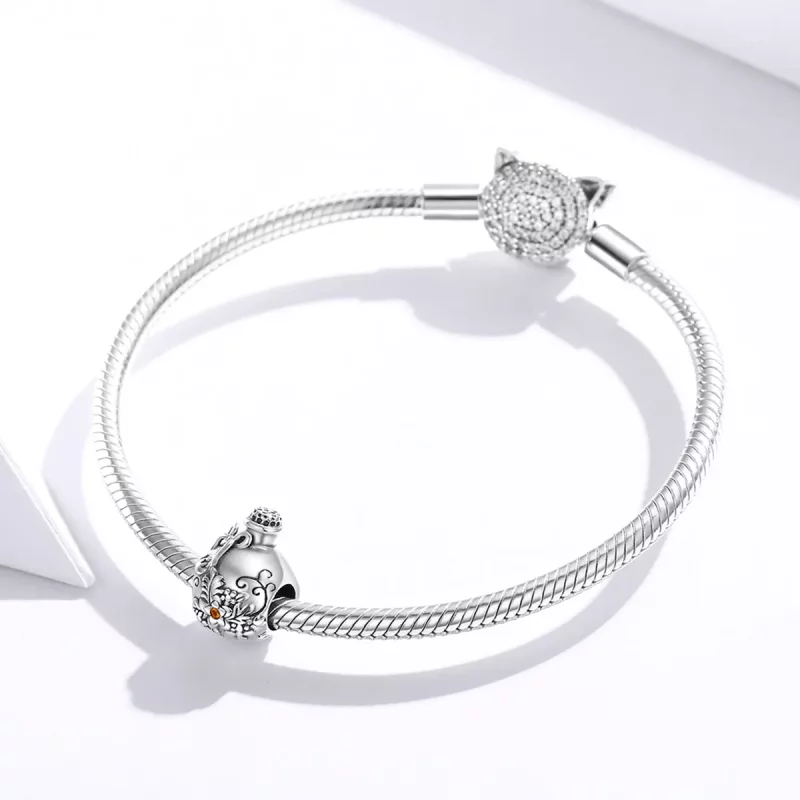 (afbeelding voor) Pandora Style Wensfles Bedel - SCC1602 - Bekijken 3
