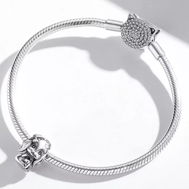 (afbeelding voor) Pandora Style Westerse Stijl Shih Tzu Hond Bedel - SCC2042 - Bekijken 3