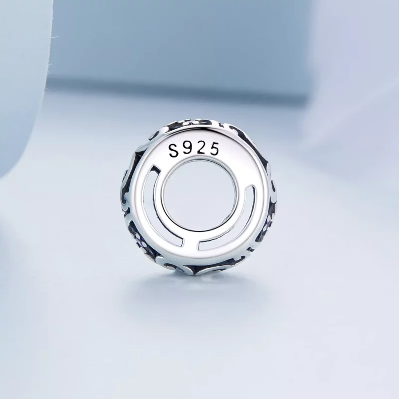 (afbeelding voor) Pandora Style Wimpel Spacer Bedel - BSC639 - Bekijken 3