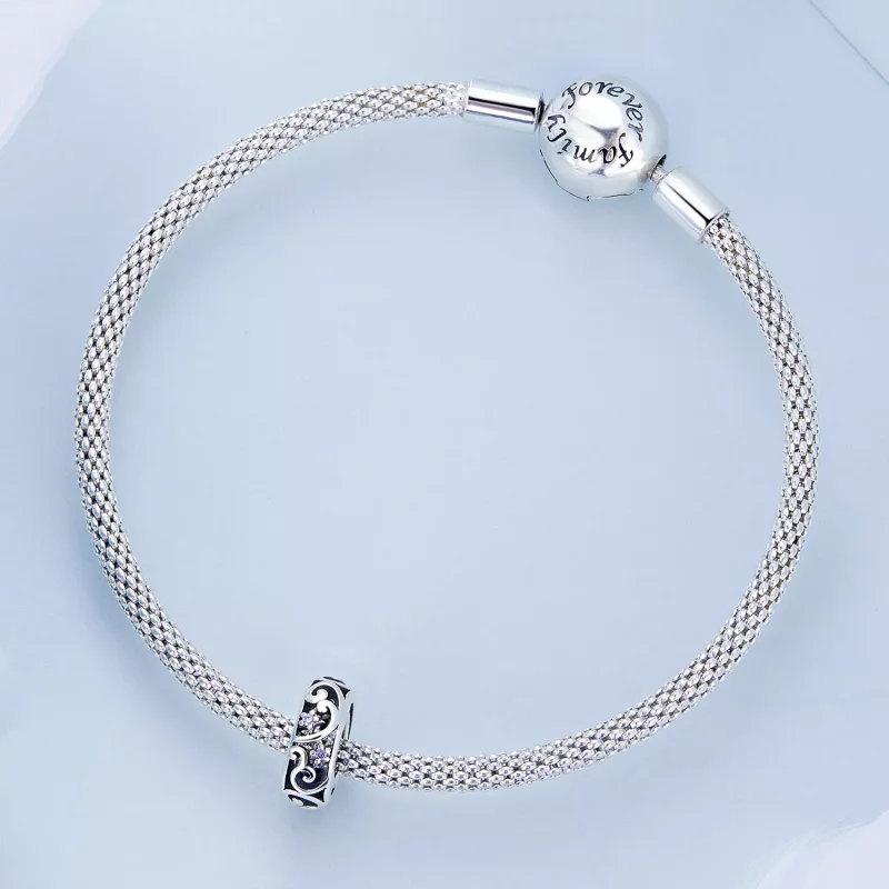 (afbeelding voor) Pandora Style Wimpel Spacer Bedel - BSC639 - Bekijken 4