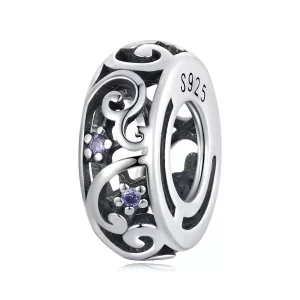 (afbeelding voor) Pandora Style Wimpel Spacer Bedel - BSC639