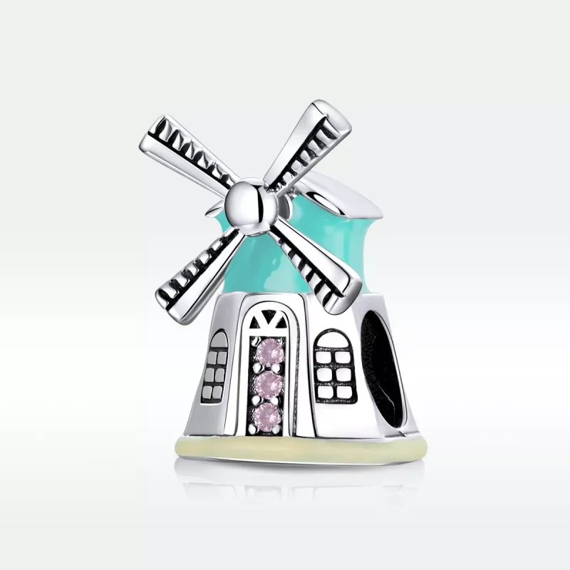 (afbeelding voor) Pandora Style Windmolen Bedel - SCC1739 - Bekijken 5