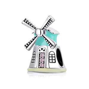 Pandora Style Windmolen Bedel - SCC1739 (afbeelding voor) Pandora Style Windmolen Bedel - SCC1739