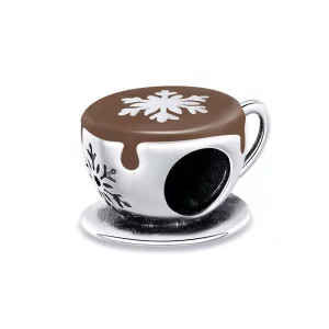 (afbeelding voor) Pandora Style Winter koffie Bedel - BSC361