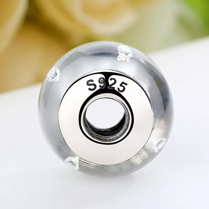 (afbeelding voor) Pandora Style Wit Murano Glas Bedel - SCZ002 - Bekijken 4