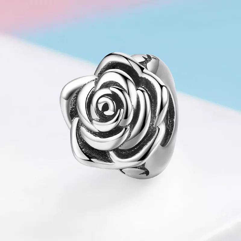 (afbeelding voor) Pandora Style witte roos Bedel - SCC1101 - Bekijken 2