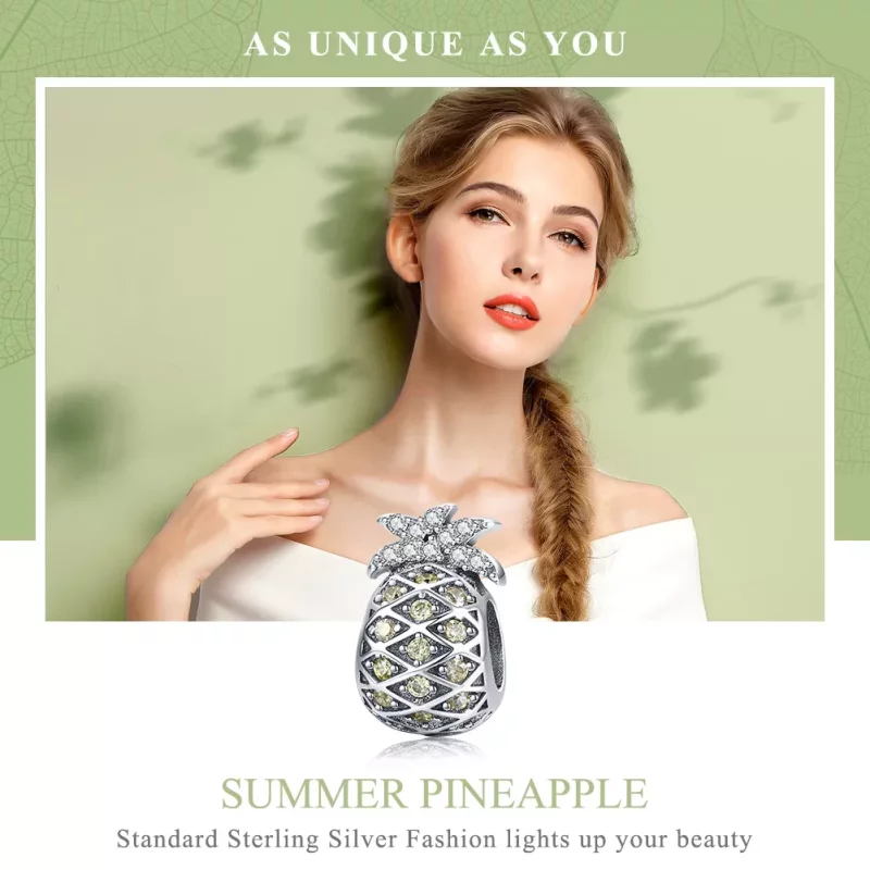 (afbeelding voor) Pandora Style Zomer Ananas Bedel - SCC936 - Bekijken 6
