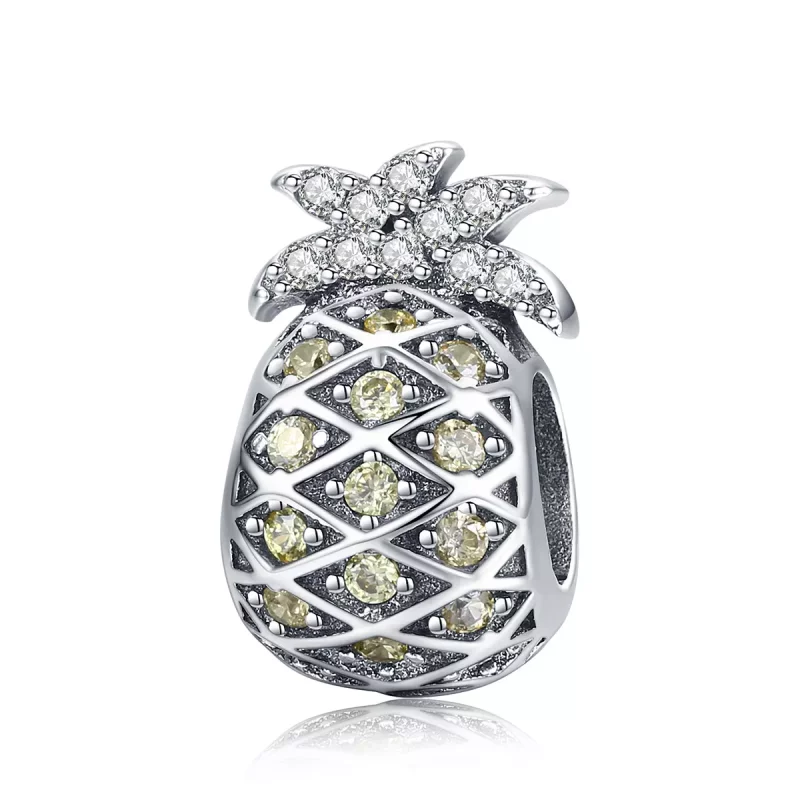 (afbeelding voor) Pandora Style Zomer Ananas Bedel - SCC936