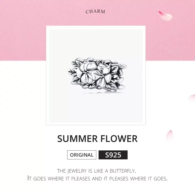 (afbeelding voor) Pandora Style Zomerbloem Bedel - SCC1488 - Bekijken 5