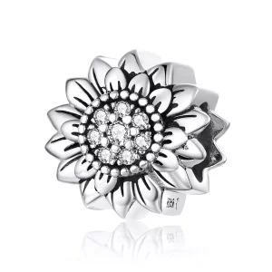 (afbeelding voor) Pandora Style Zonnebloem Bedel - SCC1507