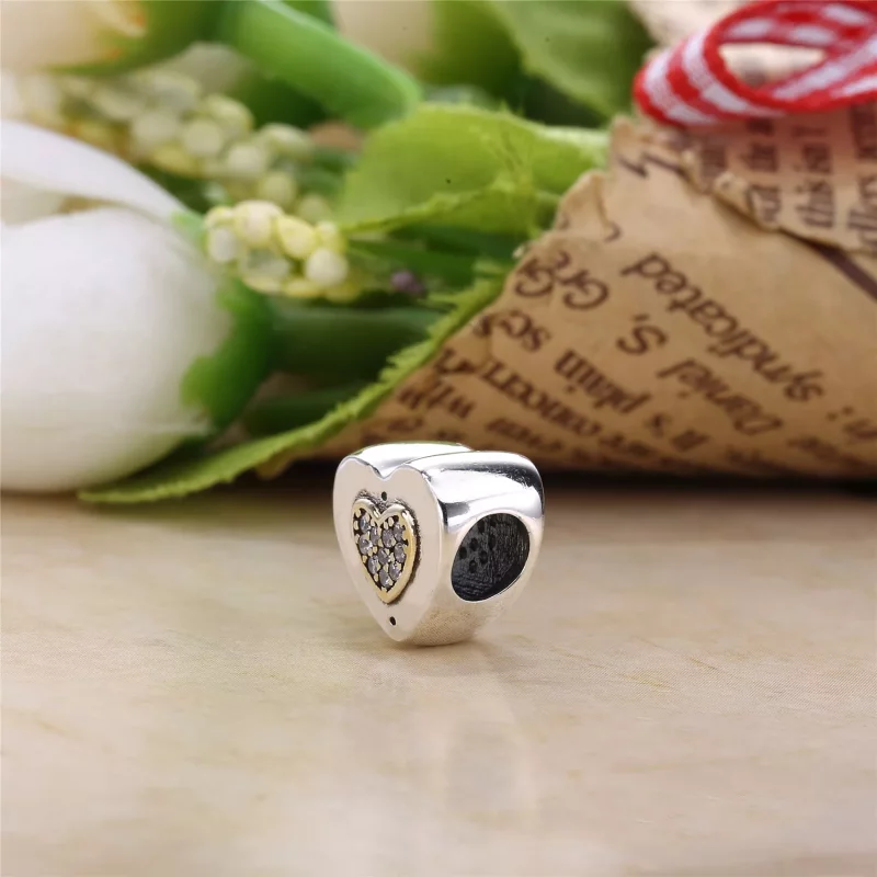 (afbeelding voor) Bedel Pandora Signature Hart - 796233CZ - Bekijken 3