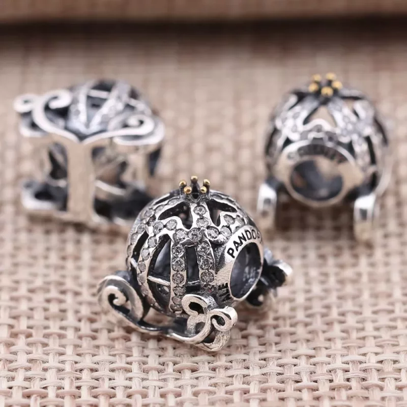 (afbeelding voor) Disney, Pandora Cinderellas Pompoen Koets Bedel 791573CZ - Bekijken 2