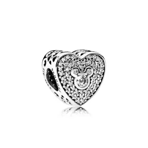 (afbeelding voor) Disney, Pandora Mickey & Minnie Sprankelende Liefde Bedel - 792049CZ