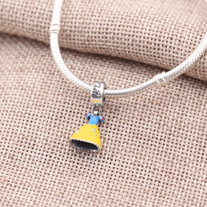 (afbeelding voor) Disney, Pandora Sneeuwwitjes Jurk Hangende bedel 791579ENMX - Bekijken 2