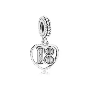 (afbeelding voor) PANDORA 18 Years Of Love Bedel