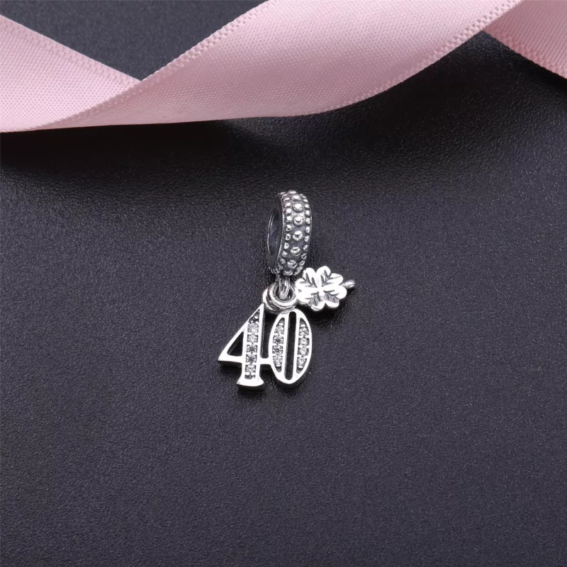 (afbeelding voor) PANDORA 40 Silver Dangle With Cubic Zirconia - 791288CZ - Bekijken 2