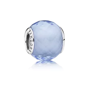 PANDORA Abstract Faceted Silver Bedel With Synthetic Blue Quartz - 791499Sbq (afbeelding voor) PANDORA Abstract Faceted Silver Bedel With Synthetic Blue Quartz - 791499Sbq