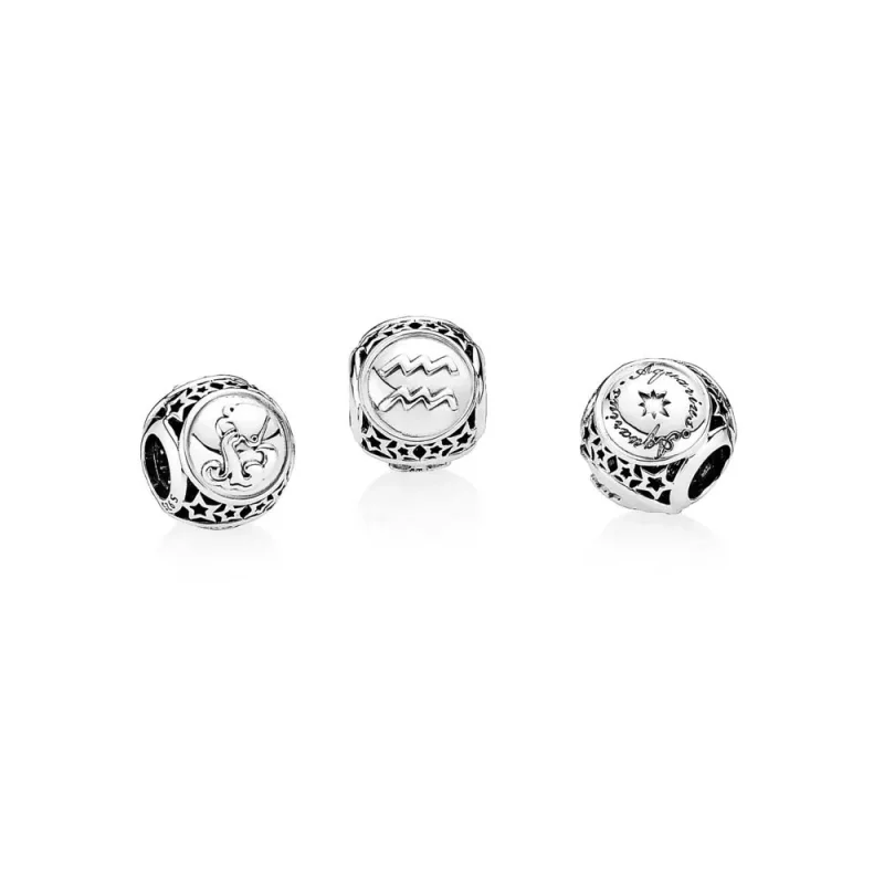 (afbeelding voor) PANDORA Aquarius Star Sign Bedel - 791934 - Bekijken 2