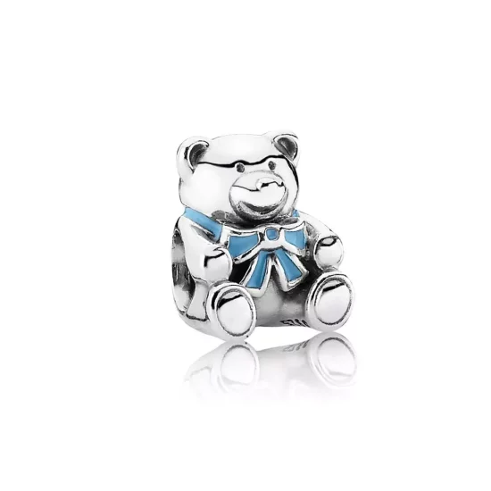 (afbeelding voor) PANDORA Baby Boy Teddy Bear Bedel - 791124En41