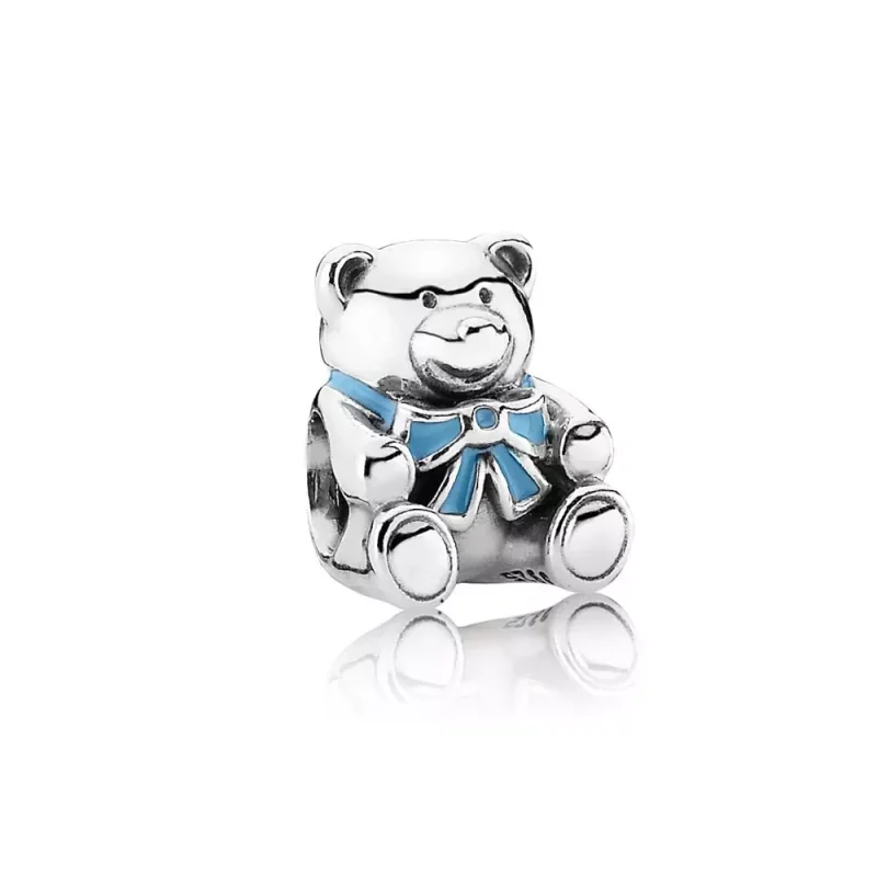 (afbeelding voor) PANDORA Baby Boy Teddy Bear Bedel - 791124En41