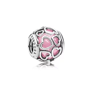 (afbeelding voor) PANDORA Bedel Omhelzing Van De Liefde Roze 792036PCZ