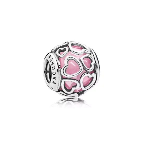 (afbeelding voor) PANDORA Bedel Omhelzing Van De Liefde Roze 792036PCZ