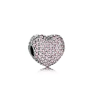 (afbeelding voor) PANDORA Bedel Roze Pavé Hart 791427PCZ
