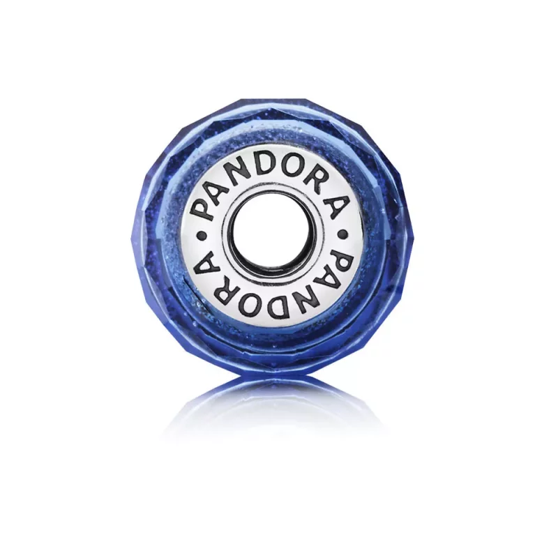 (afbeelding voor) PANDORA Blauwe Murano Bedel 791646 - Bekijken 2