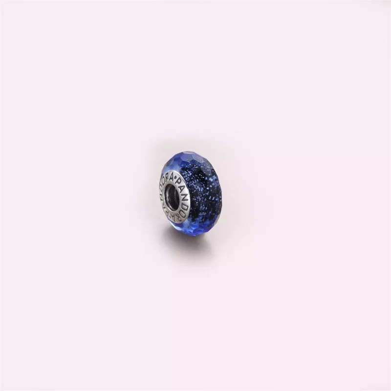 (afbeelding voor) PANDORA Blauwe Murano Bedel 791646 - Bekijken 3