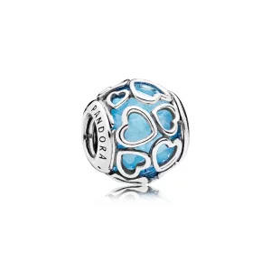 (afbeelding voor) PANDORA Blue Encased In Love Bedel - 792036Nbs