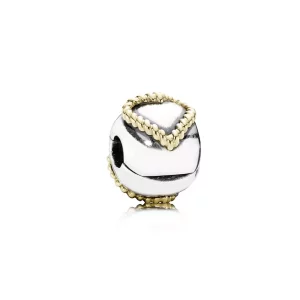 (afbeelding voor) PANDORA Braided Heart Clip - 790599
