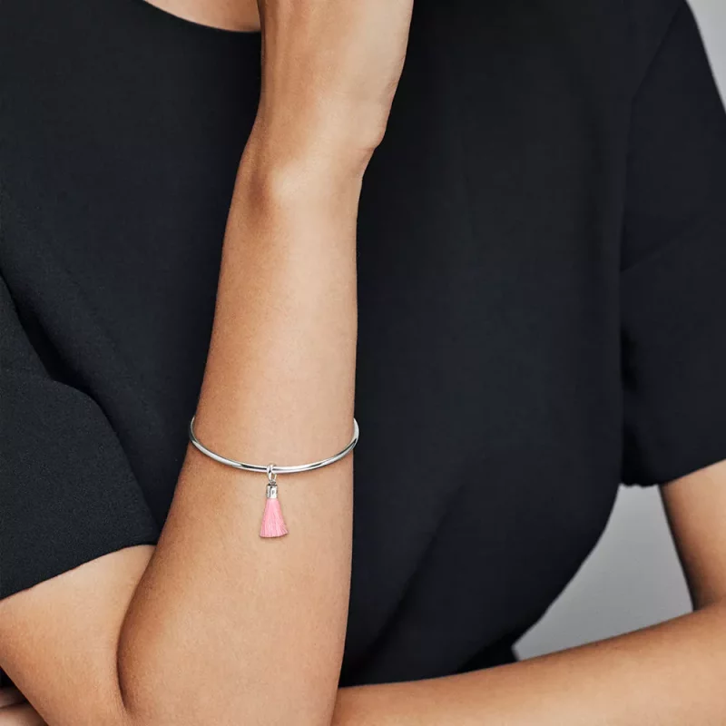 (afbeelding voor) PANDORA Bright Pink Tassel Bedel - 797212Cbp - Bekijken 3