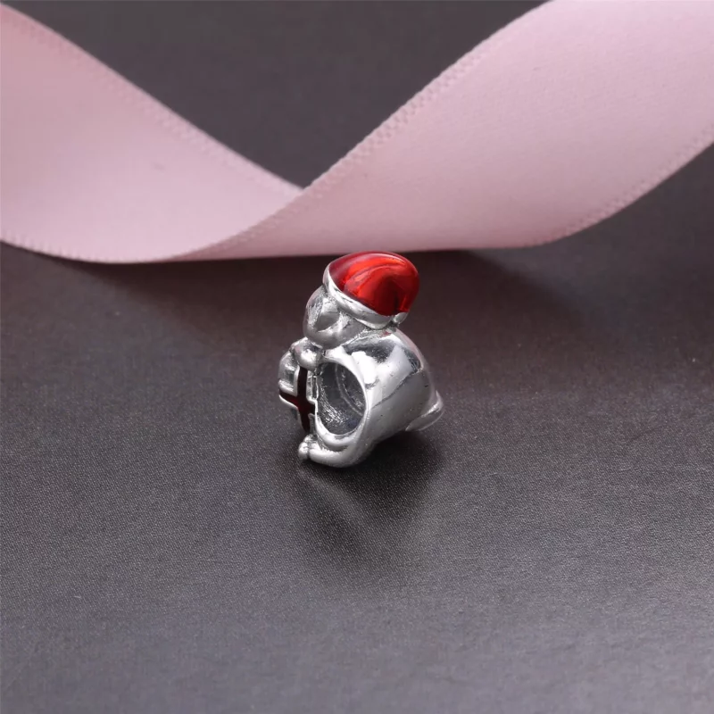 (afbeelding voor) PANDORA Christmas Kitten Bedel - 792007En39 - Bekijken 3