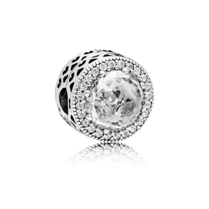 (afbeelding voor) PANDORA Clip Glanzende Harten Bedel - 796239CZ