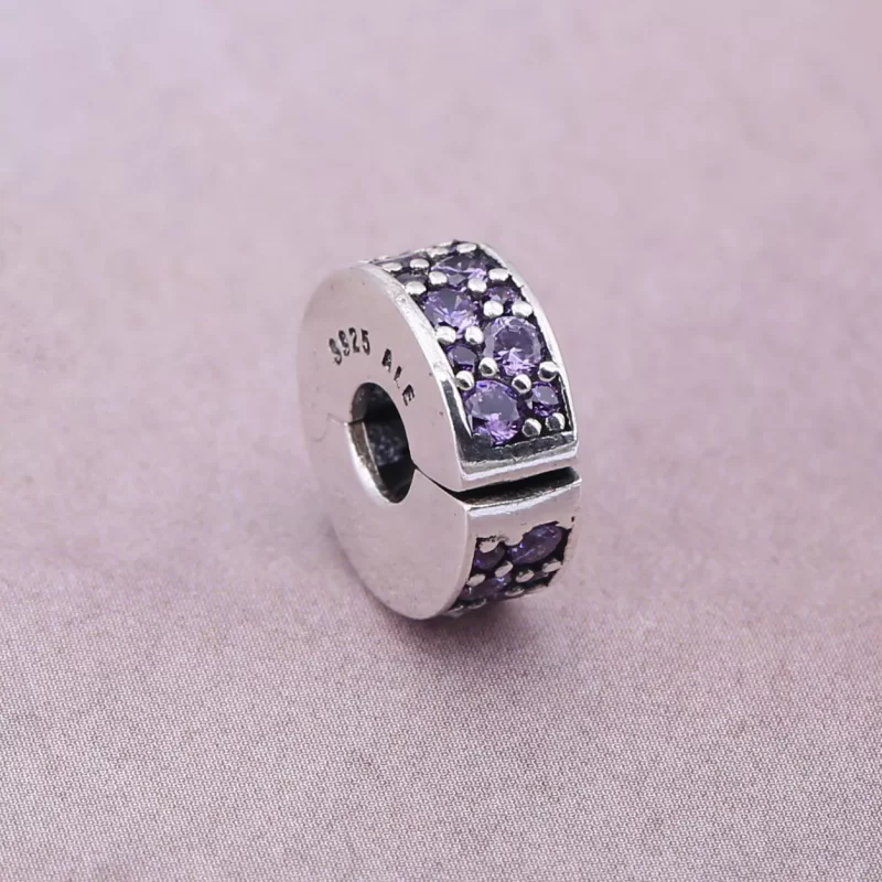 (afbeelding voor) PANDORA Clip Paarse Elegante 791817CFP - Bekijken 2