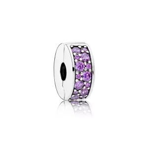 (afbeelding voor) PANDORA Clip Paarse Elegante 791817CFP