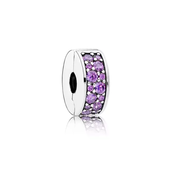 (afbeelding voor) PANDORA Clip Paarse Elegante 791817CFP