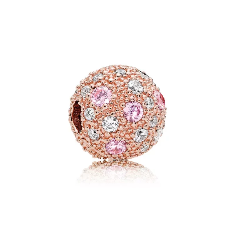 (afbeelding voor) PANDORA Clip Roze Kosmische Sterren - 781286PCZ